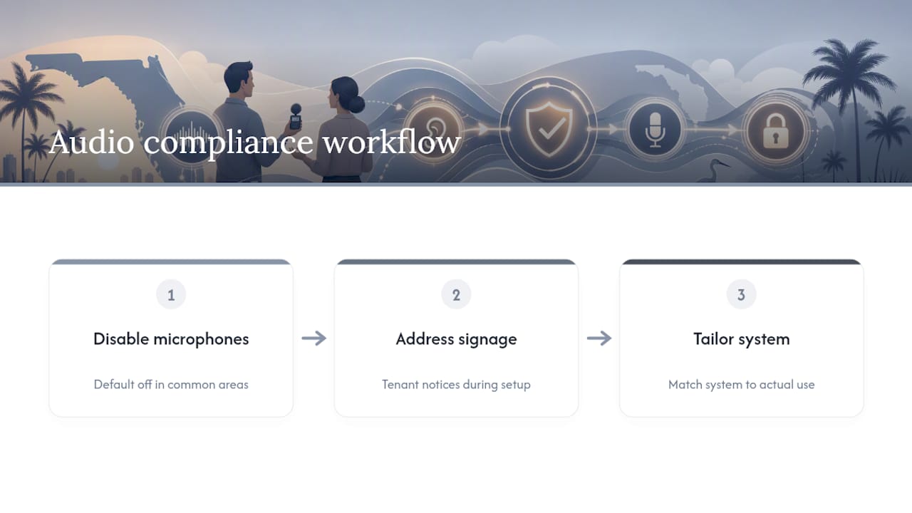 Three security audio configuration practices