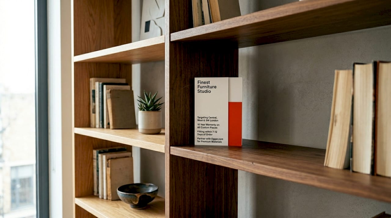 Close-up wood grain in oak walnut teak shelves