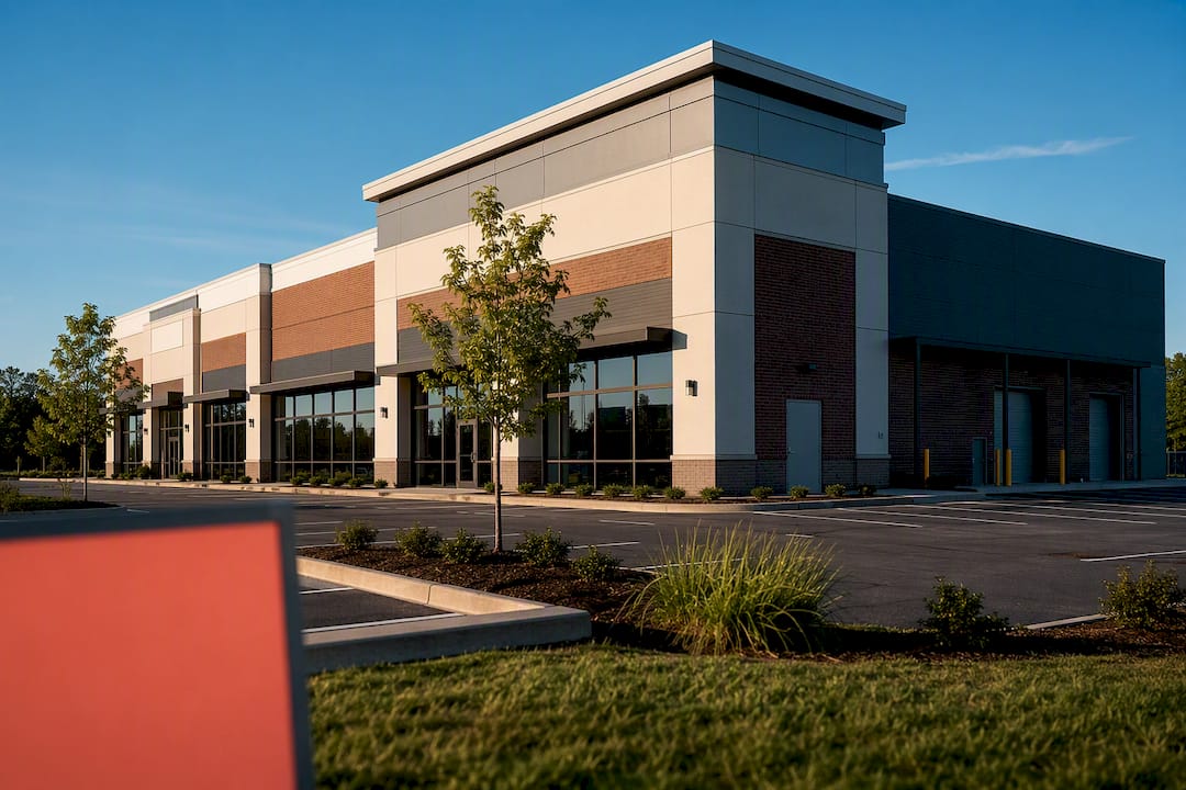 Commercial property representing a triple net lease