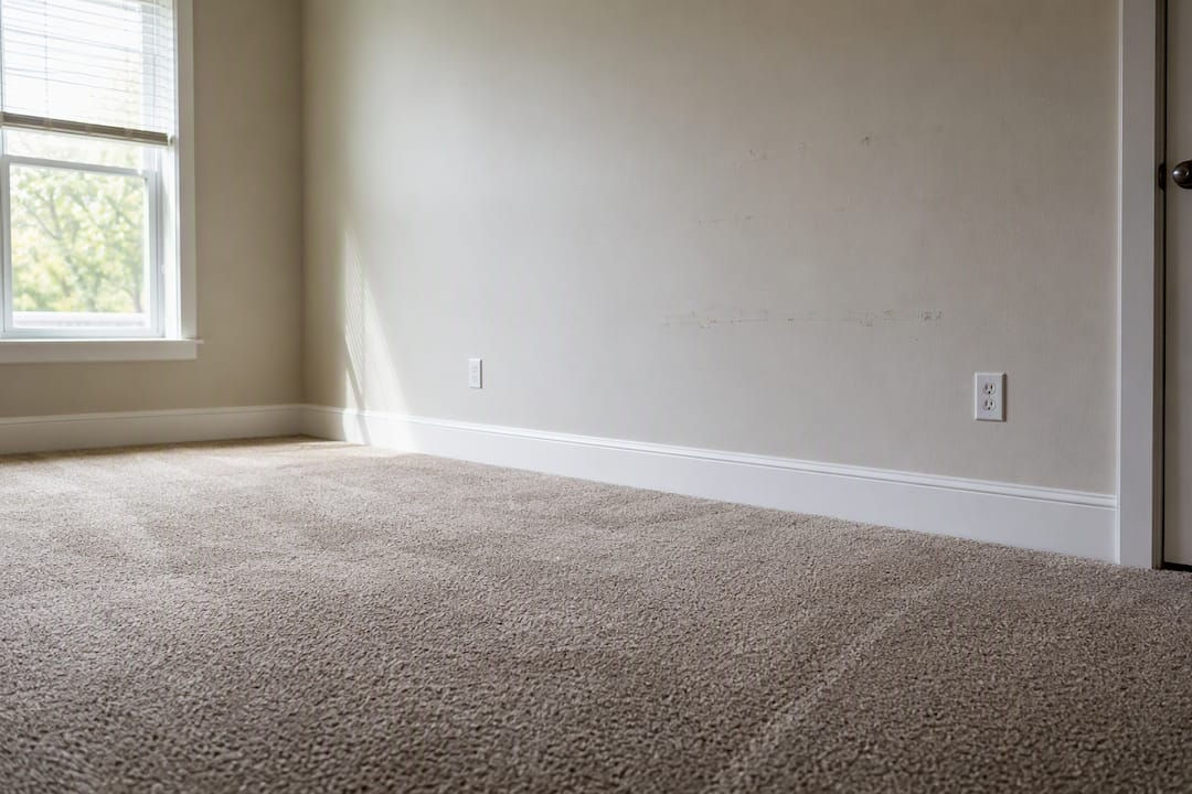 Ordinary carpet and wall wear in rental