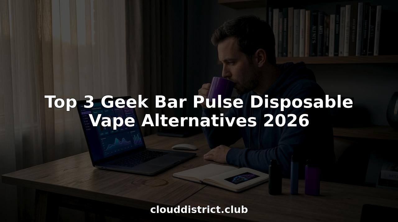 Top 3 Geek Bar Pulse Disposable Vape Alternatives 2026