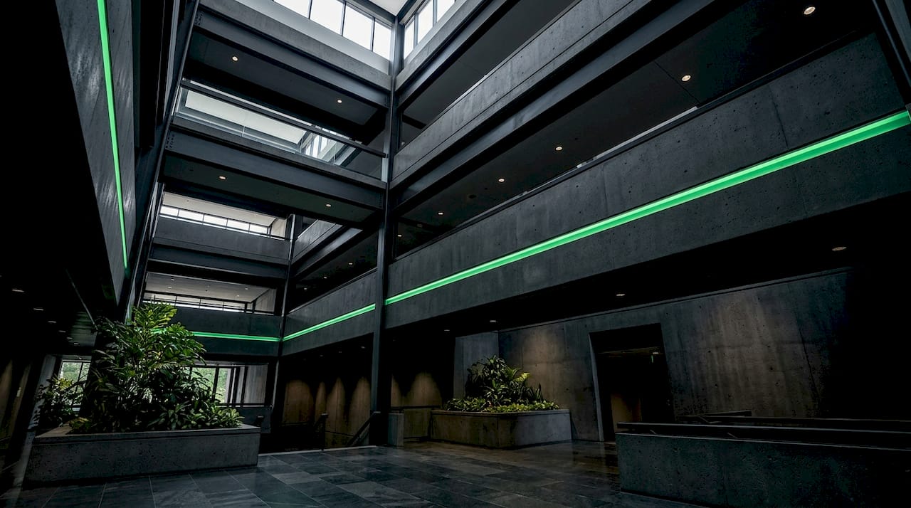 Architect reviews plans with AI compliance tools