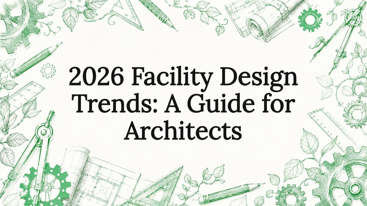 Artistic architectural tools illustration