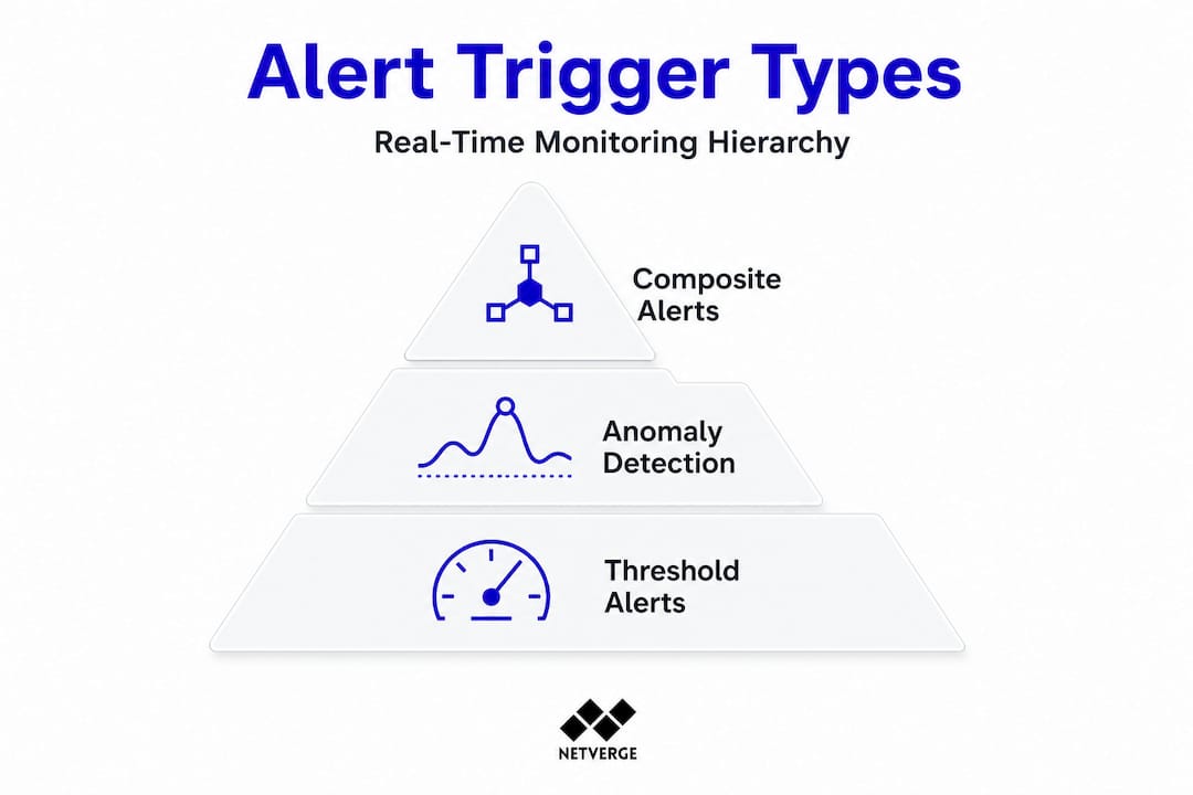 Infographic ranking alert triggers by complexity