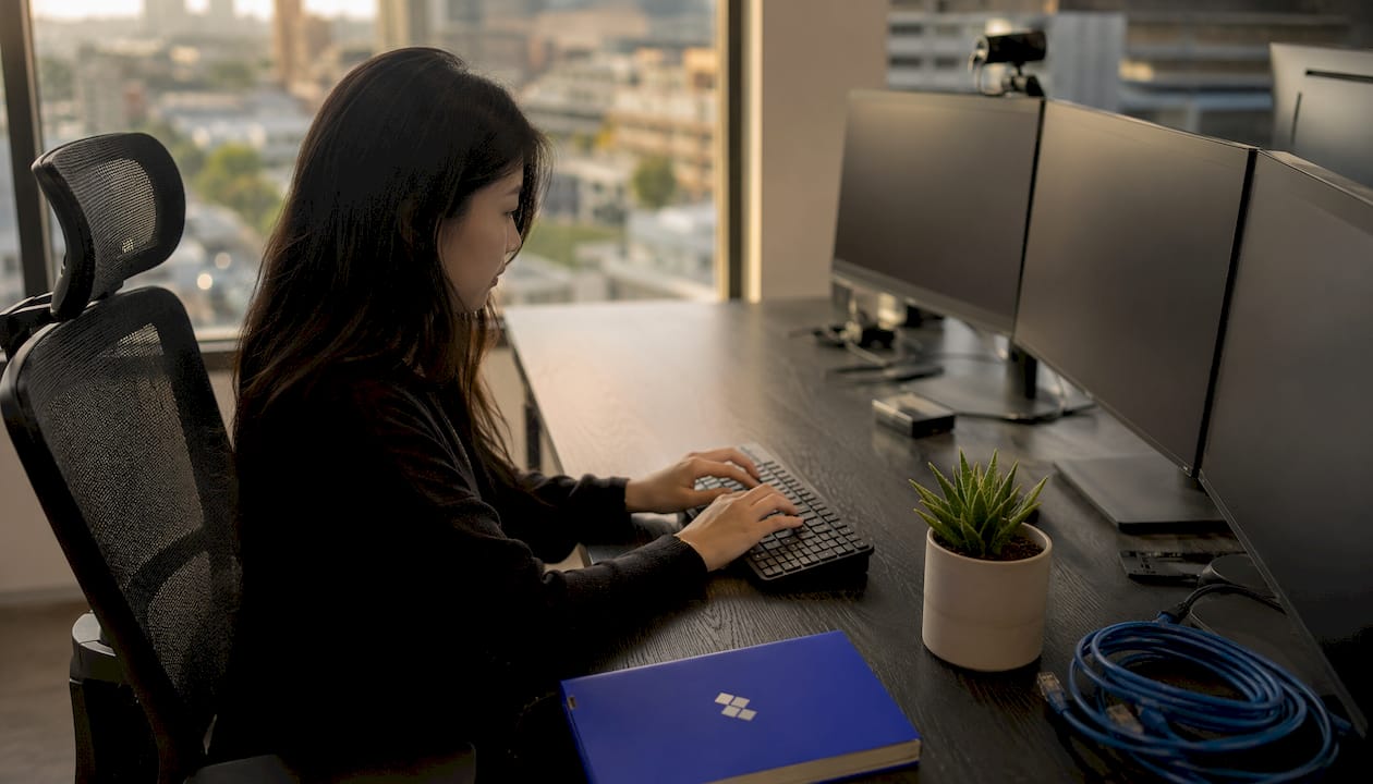 Network engineer working on proxy configuration