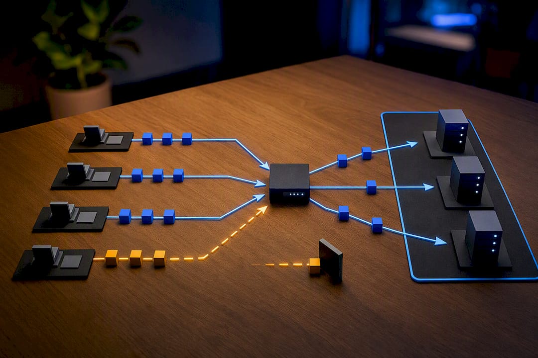 Illustration of DHCP relay scope mapping