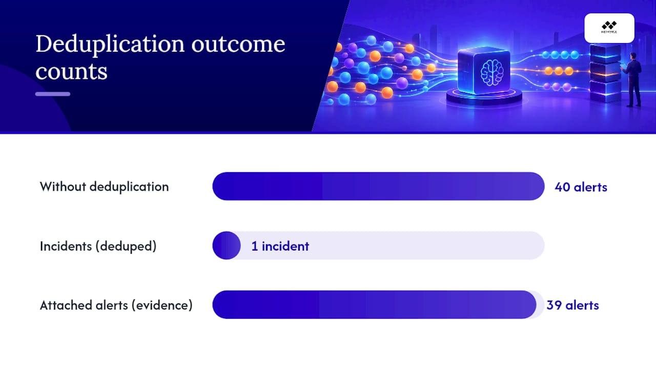 Topology-aware alerts grouped into incidents