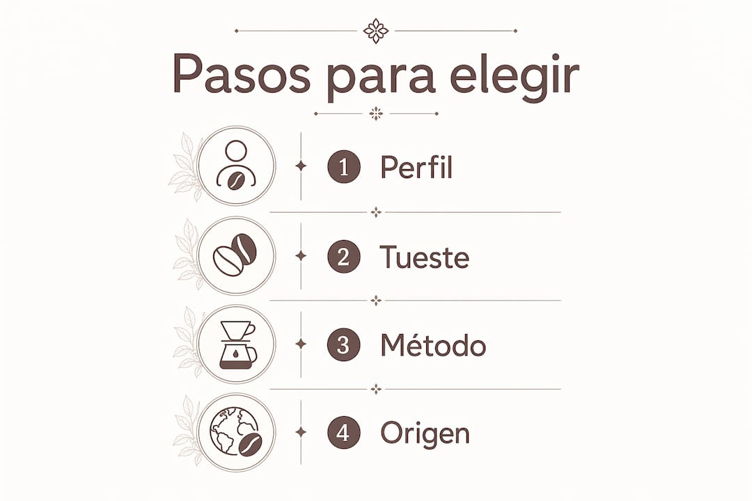 Guía visual: cómo escoger un café de especialidad paso a paso