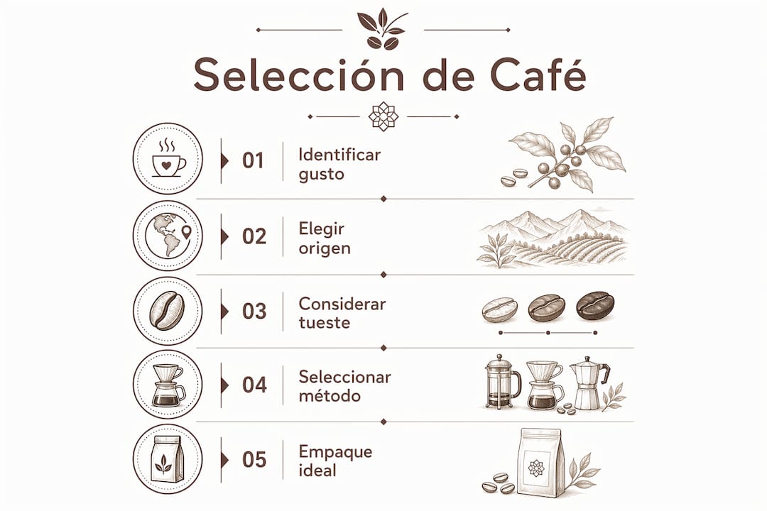 Guía visual: cómo escoger el café perfecto para regalar