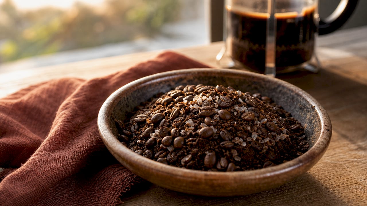 Café en grano y molido grueso, ideal para preparar en prensa francesa