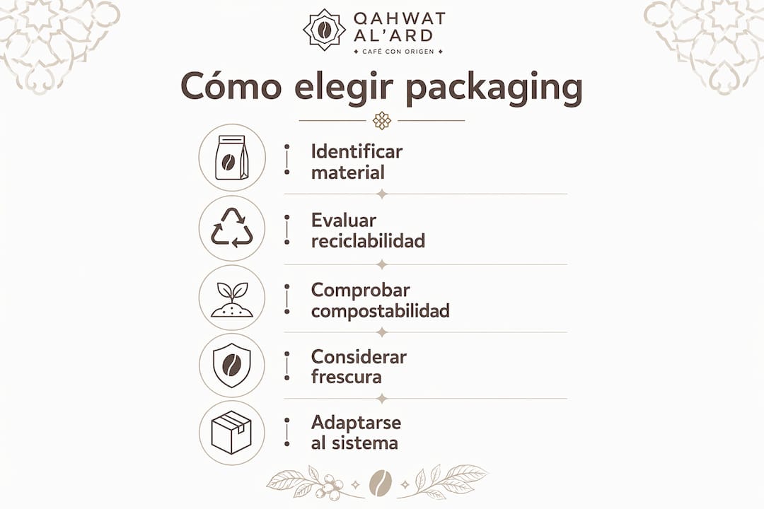 Guía visual: cómo escoger un envase sostenible para tu café