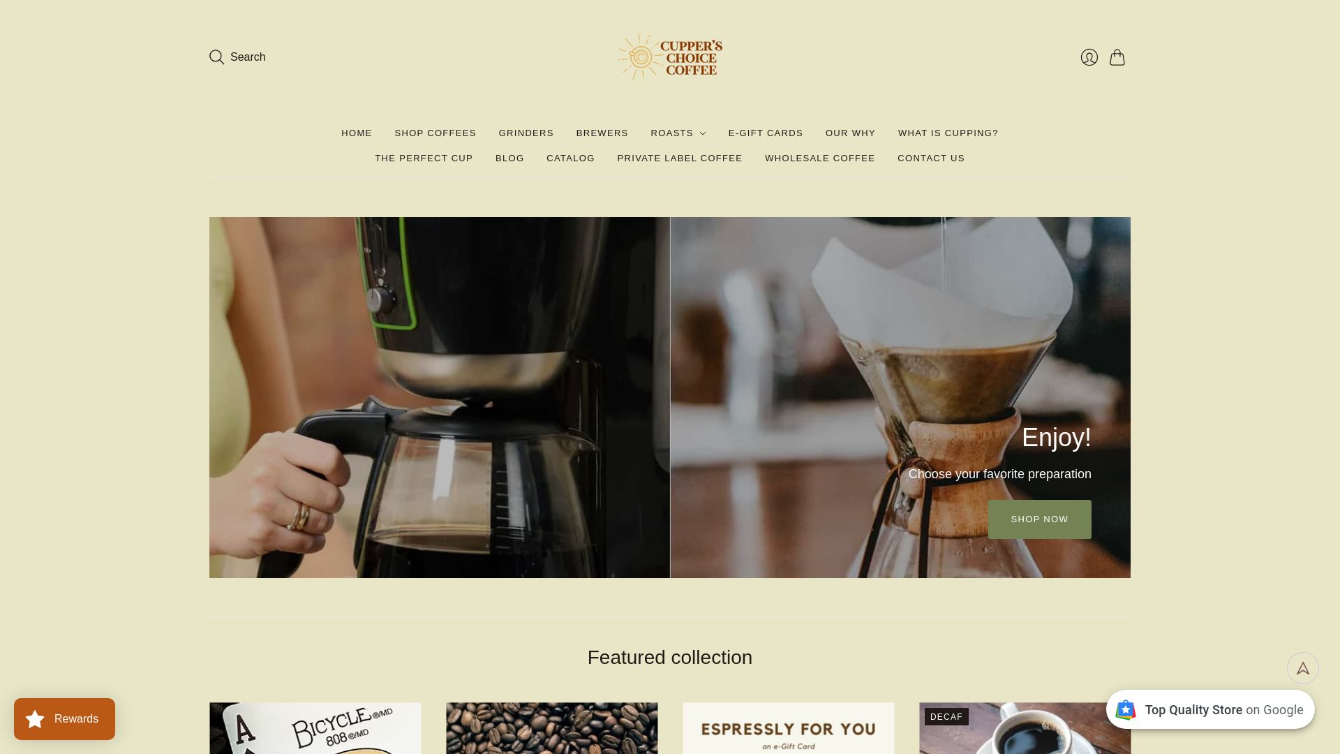 https://cupperschoicecoffee.com