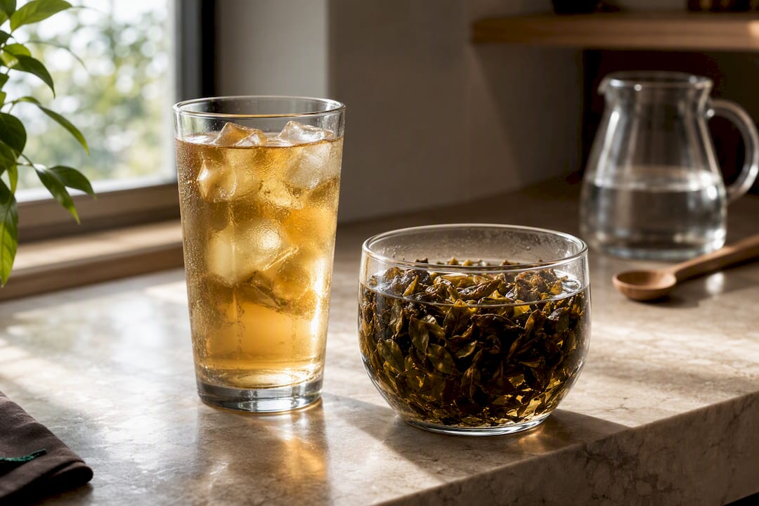 Cold brew y método grandpa con té oolong