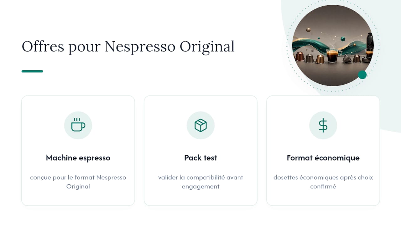 Ce que Qahwat Al'ard apporte aux amateurs de Nespresso Original — overview diagram