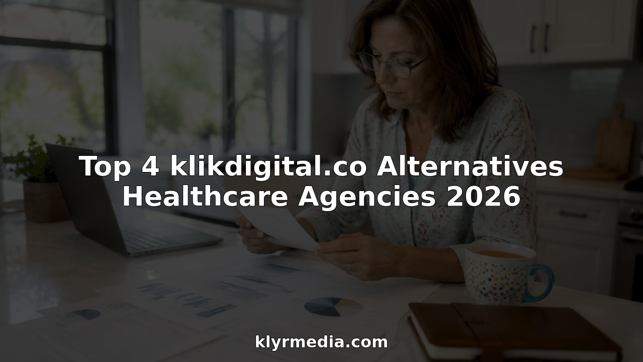 Healthcare marketing consultant reviewing agency comparisons