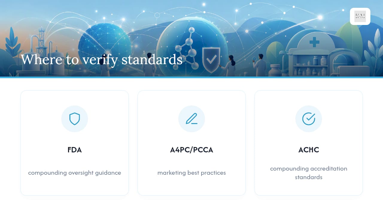 Where to Verify These Standards Yourself — overview diagram