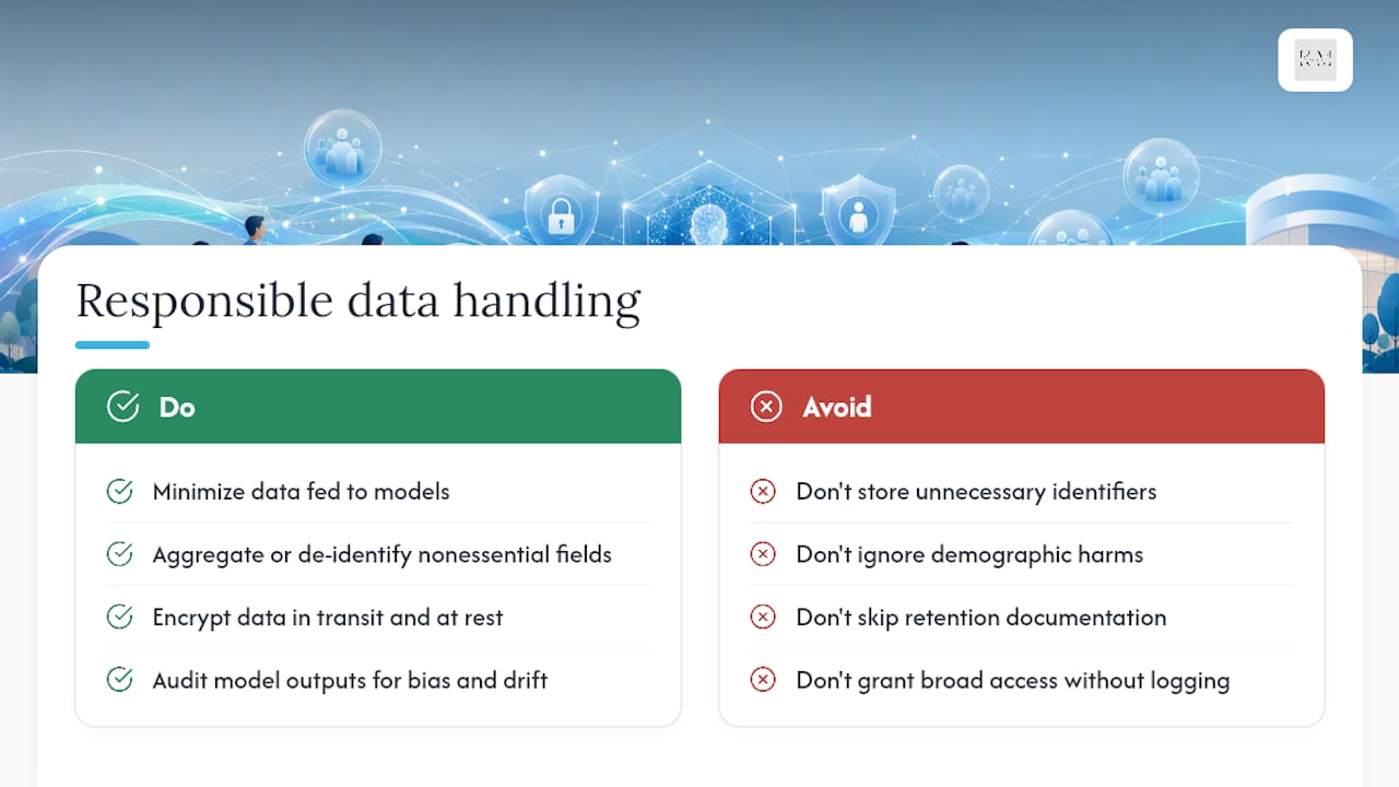 Handling Patient Data Responsibly While You Forecast — overview diagram