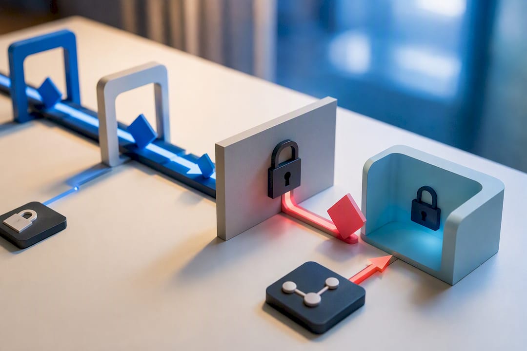 Secure messaging system blocks unsecured PHI