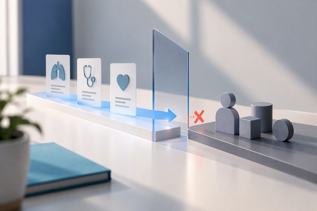 General medical information separated from patient data