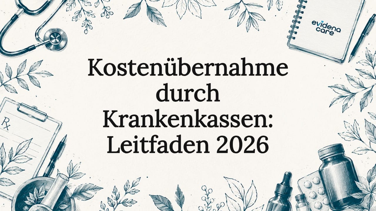 Ansprechend gestaltete Titelseite mit medizinischen Zeichnungen