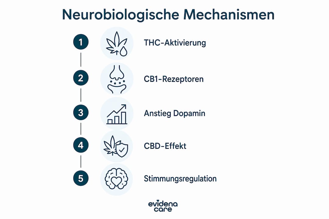 Grafische Übersicht: Wie Cannabis das Gehirn beeinflusst