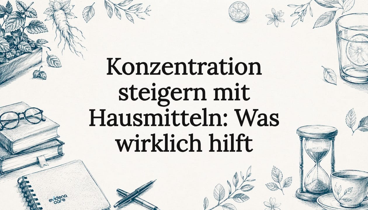 Konzentration steigern mit Hausmitteln: Was wirklich hilft