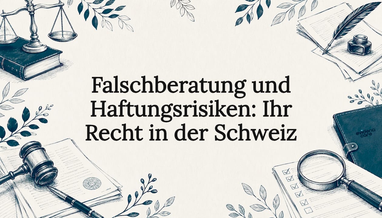 Falschberatung und Haftungsrisiken: Ihr Recht in der Schweiz