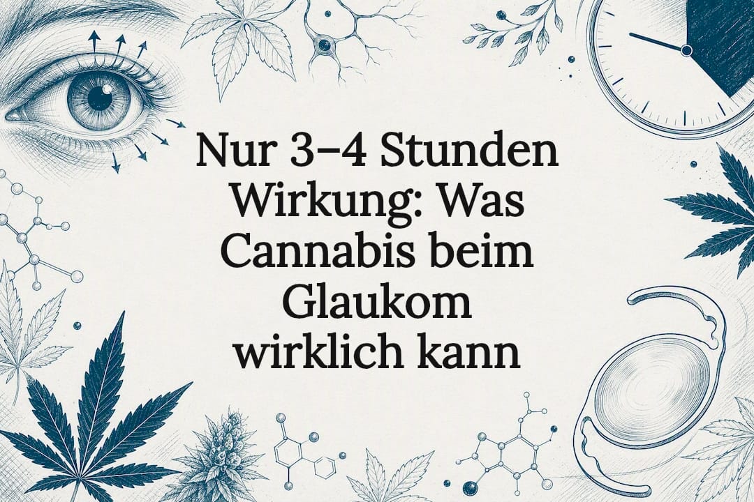 Nur 3–4 Stunden Wirkung: Was Cannabis beim Glaukom wirklich kann