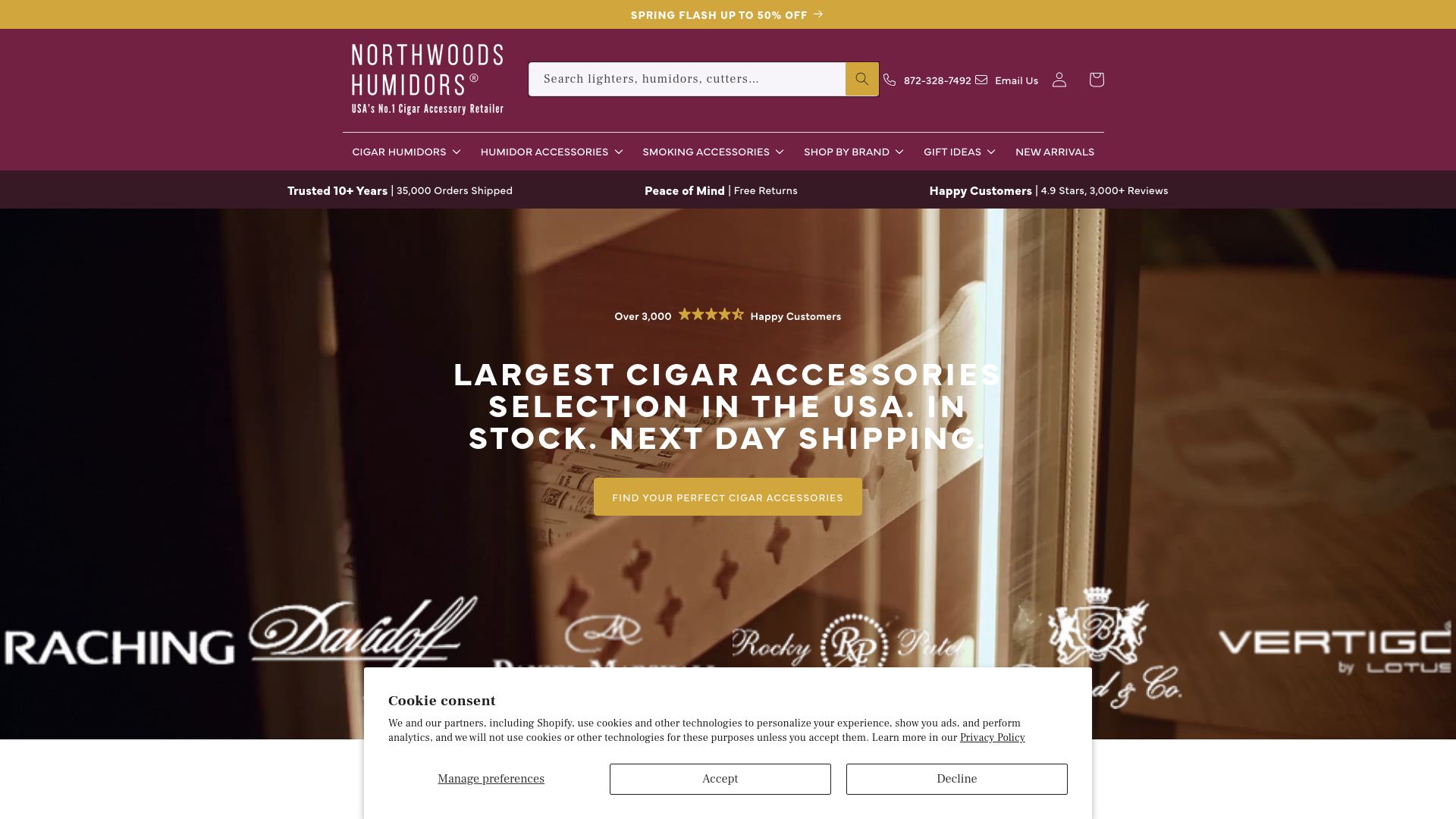 https://northwoodshumidors.com