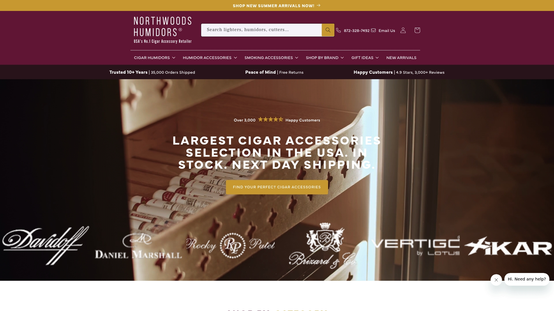 https://northwoodshumidors.com