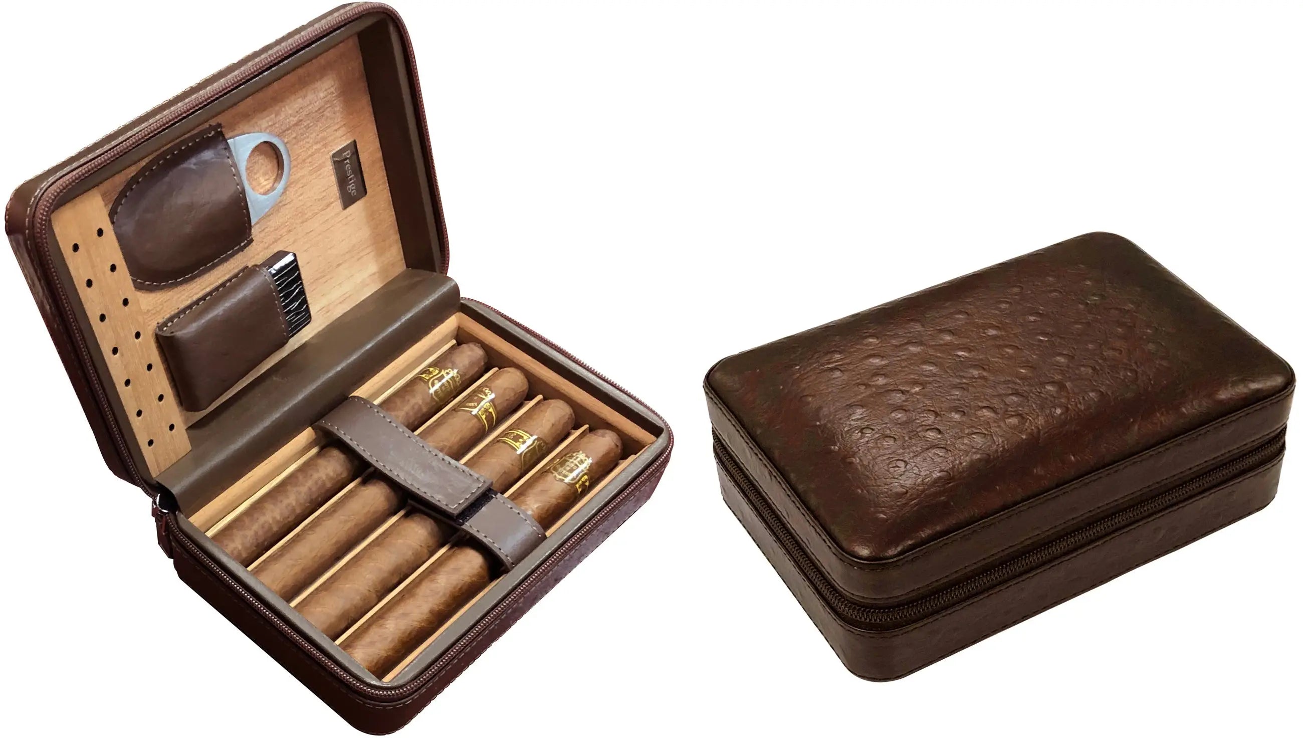 Manhattan Travel Humidor (Brown)