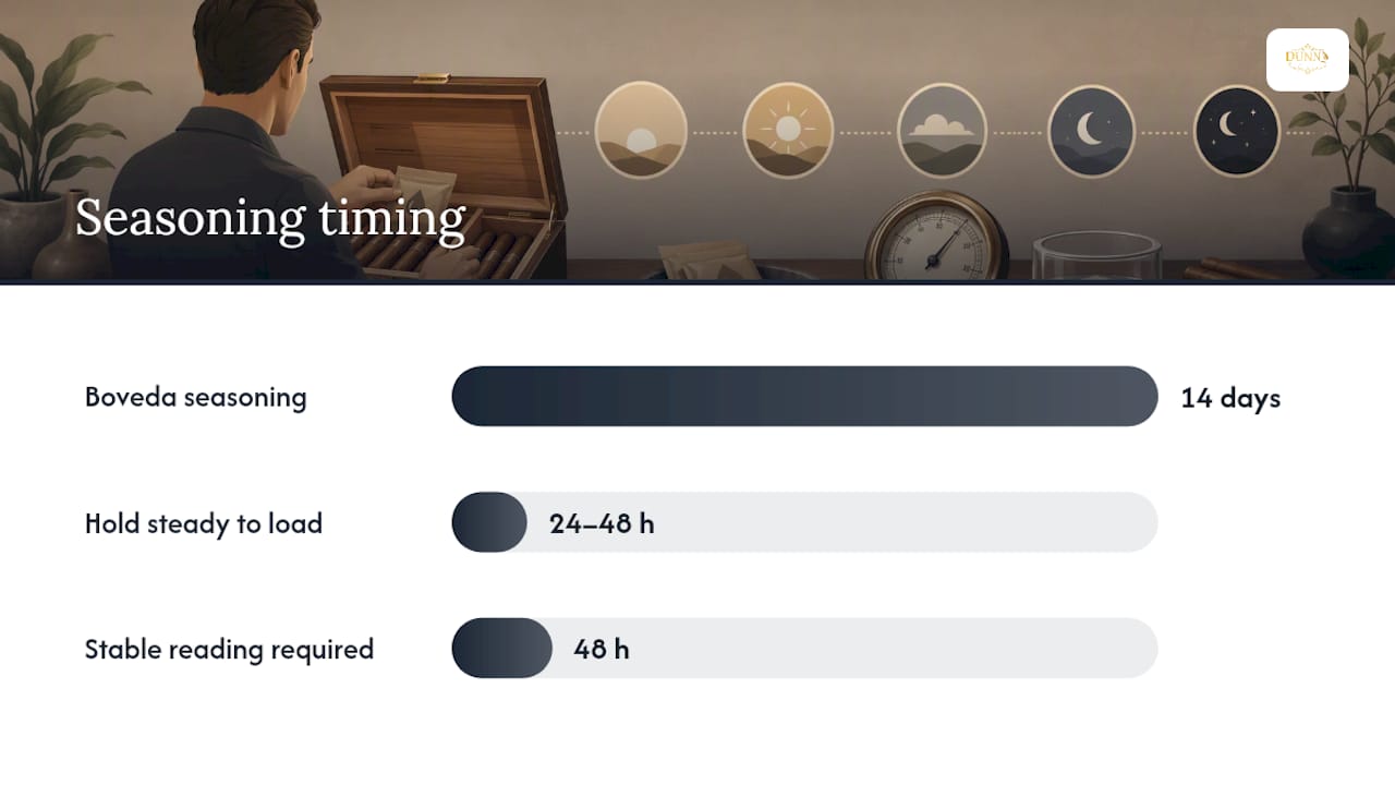 How Do You Season a New Humidor? — overview diagram