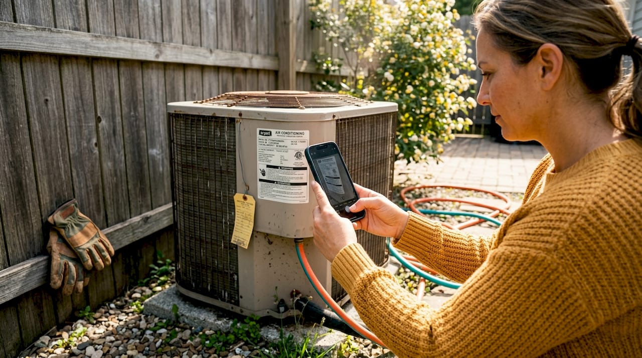 How to Evaluate an AC Repair Quote Quickly in LA ac repair quote evaluate quickly ac repair quote evaluate quickly 1779129401957 Person photographing outdoor AC condenser unit Person photographing outdoor AC condenser unit