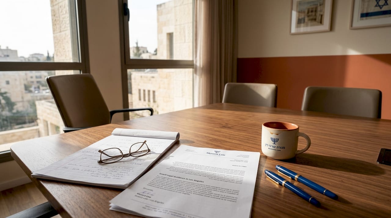 Why Every Israeli Estate Needs a Local Lawyer 3 Attorney advising clients on inheritance paperwork