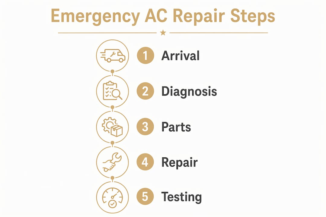 Emergency AC Repair: Find Fast Help in Los Angeles emergency ac repair find fast emergency ac repair find fast 1780911542416 Infographic displaying steps of emergency AC repair process Infographic displaying steps of emergency AC repair process