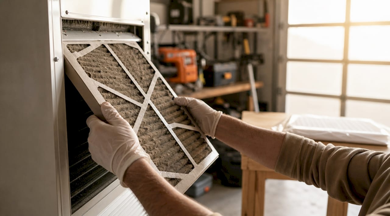 Common HVAC Repair Challenges Every Homeowner Should Know common hvac repair challenges common hvac repair challenges 1781091640936 Hands removing dirty HVAC air filter Hands removing dirty HVAC air filter