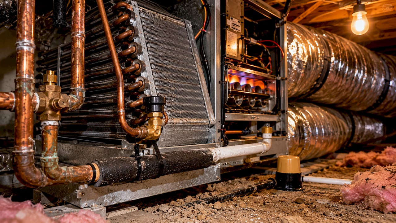 What Is an HVAC System? A Homeowner's Guide what is hvac system what is hvac system 1781177606570 Close up of HVAC mechanical system components Close-up of HVAC mechanical system components