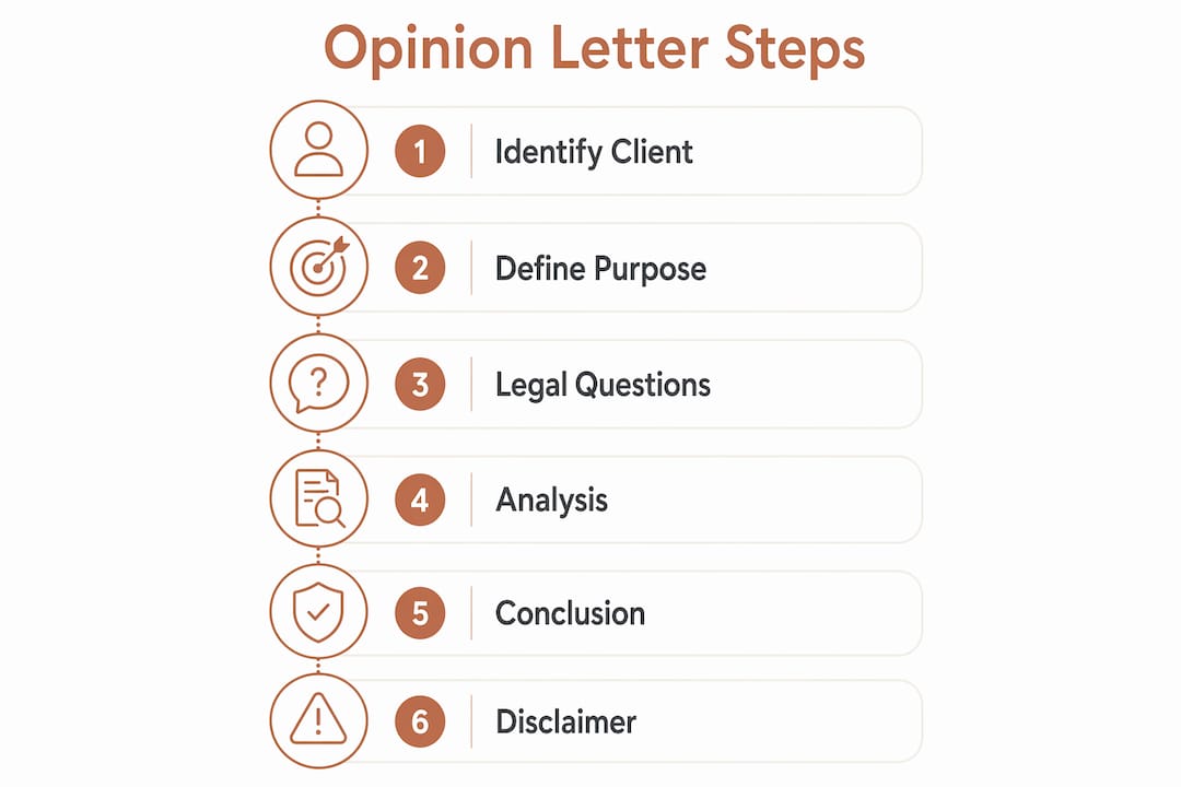 Israeli Legal Opinion Letter Explained: A Clear Guide 3 Infographic showing Israeli legal opinion letter preparation steps