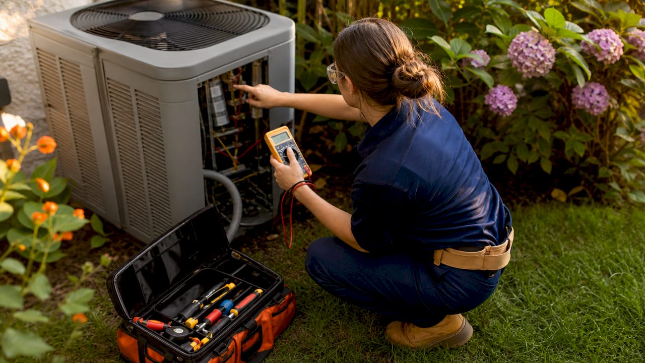 What Is the HVAC Triage Process? A Clear Guide what is hvac triage process what is hvac triage process 1782630444552 HVAC technician inspecting outdoor equipment on site HVAC technician inspecting outdoor equipment on site