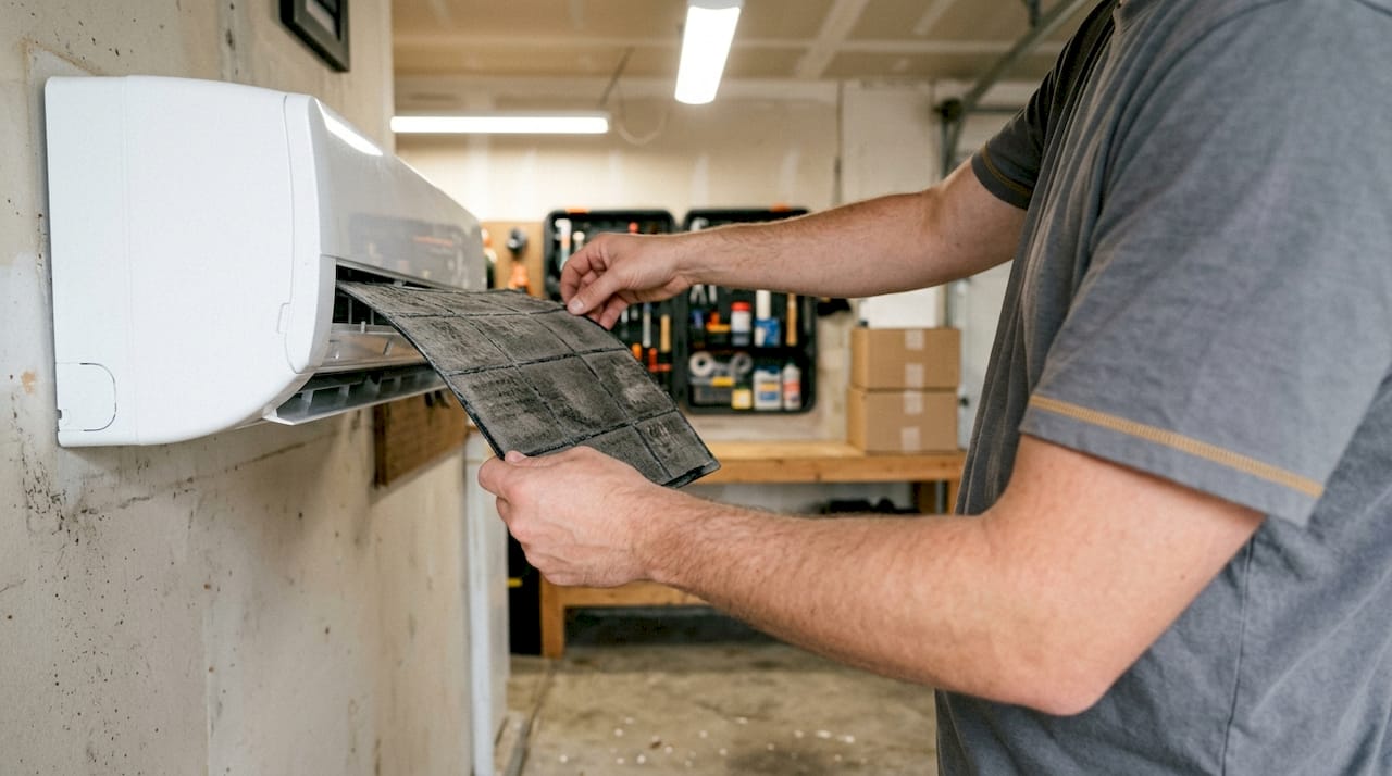 What Causes AC Unit Failure: A Homeowner's Guide what causes ac unit failure what causes ac unit failure 1782718782162 Dirty AC filter being removed to show blockage Dirty AC filter being removed to show blockage