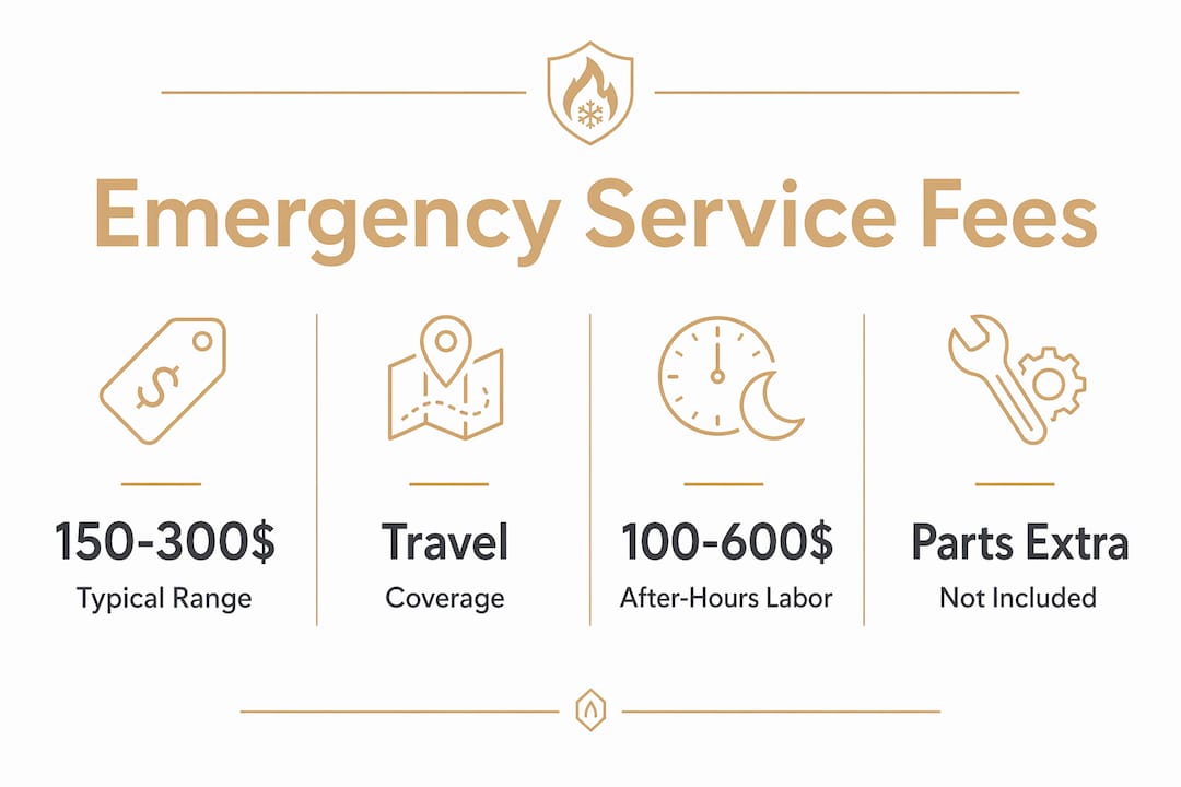 What Is an Emergency Service Fee? Your 2026 HVAC Guide what is an emergency service fee what is an emergency service fee 1783690777250 Infographic summarizing emergency HVAC service fees Infographic summarizing emergency HVAC service fees