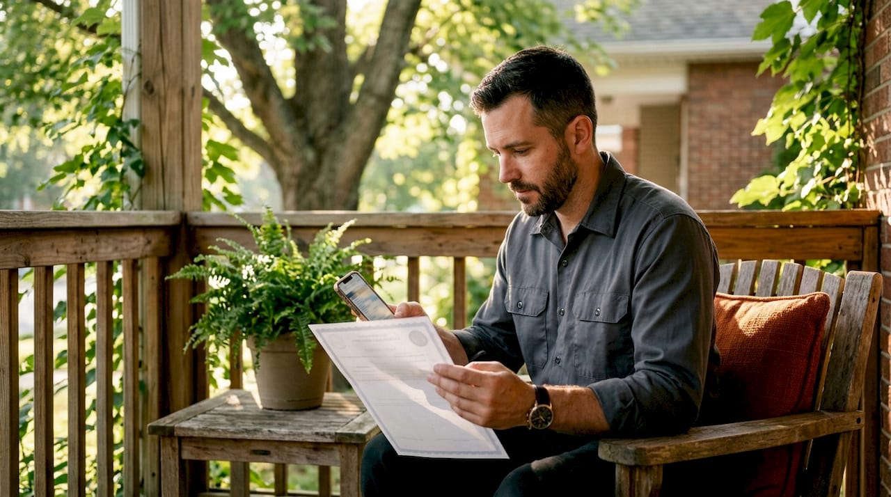 Questions to Ask Your HVAC Contractor Before Hiring questions to ask hvac contractor questions to ask hvac contractor 1783761910571 HVAC contractor checking license documents HVAC contractor checking license documents