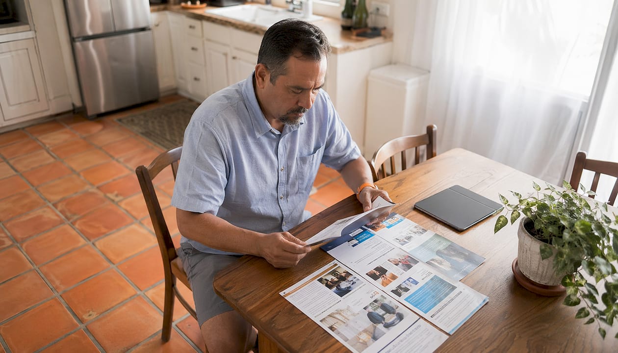 Los Angeles homeowner reviewing HVAC options
