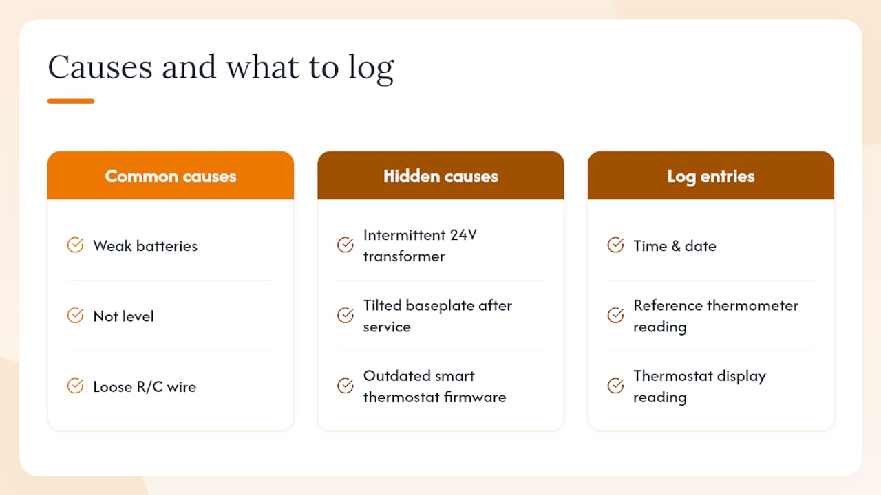 A pro's honest take on thermostat calibration — overview diagram