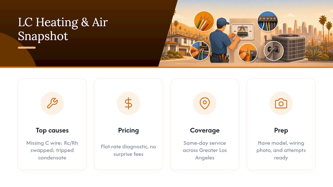 LC Heating and Air Conditioning: 20+ Years Of Field Experience — overview diagram