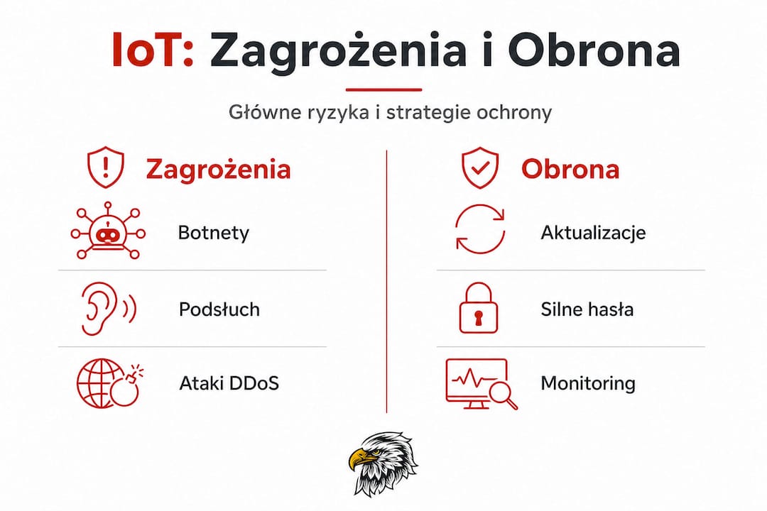Infografika: najważniejsze zagrożenia dla urządzeń IoT i sposoby ich zabezpieczania