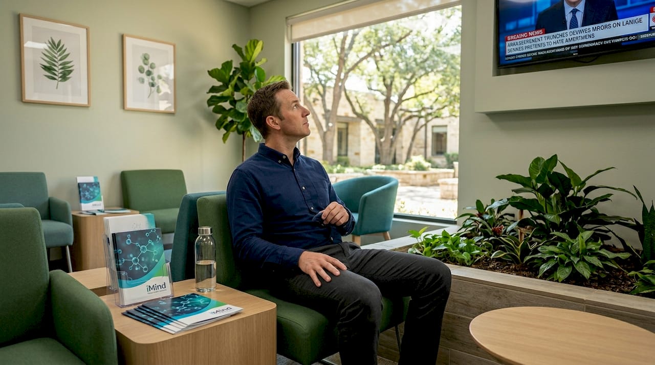 Patient observed during clinic post-treatment wait