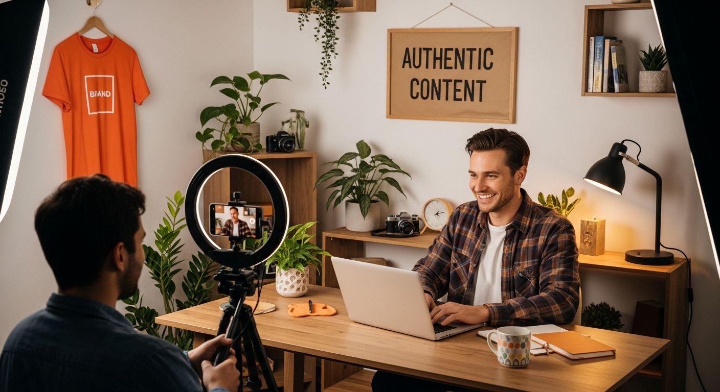 authentic social media content