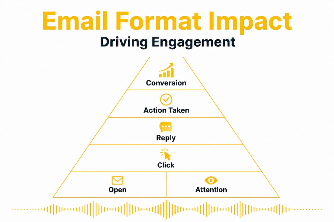 Hierarchy infographic email formats drive engagement