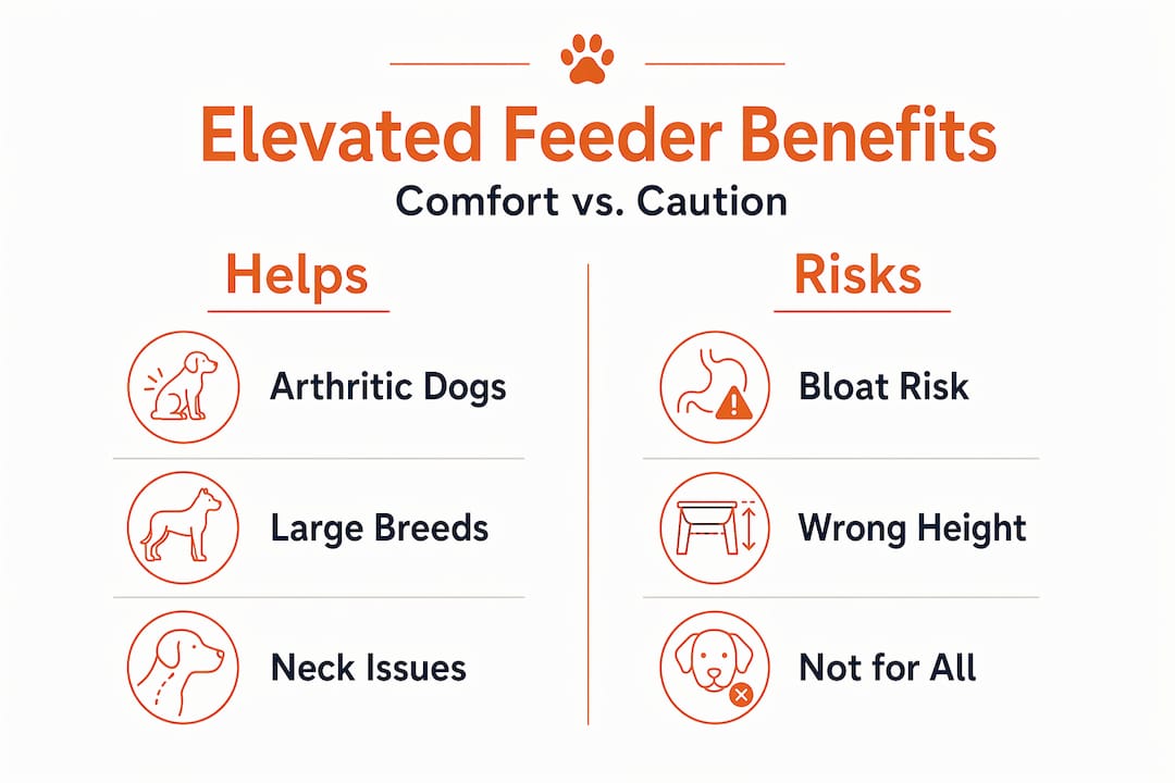 Infographic compares feeder benefits and risks